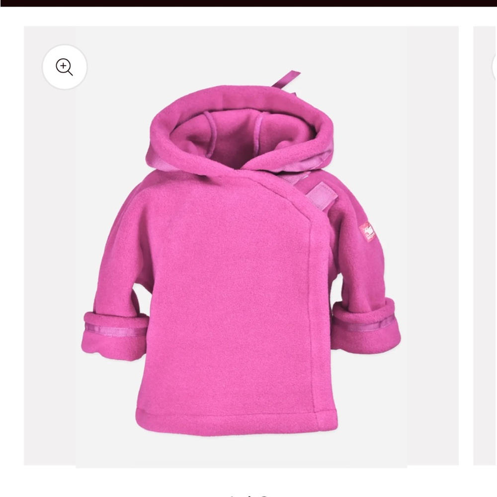 Pink Widgeon fleece jacket.  Size 18 months